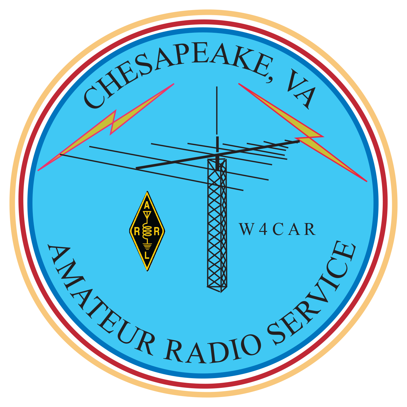 Chesapeake Amateur Radio Service logo